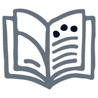 Pictogramme dessiné par Céline Jonquille pour illustrer les tarifs des prestations de communication imprimée