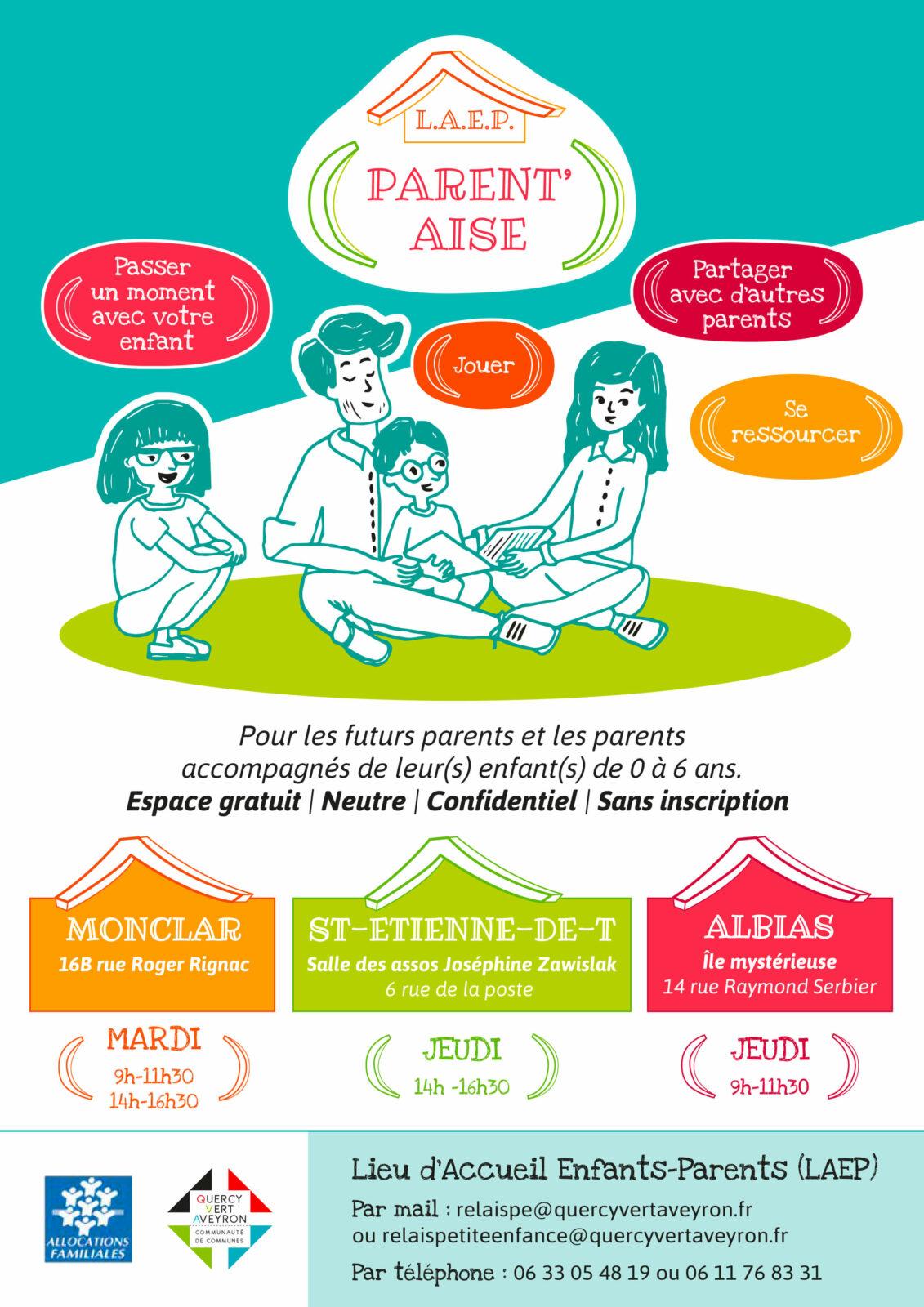 Affiche du LAEP Parent'Aise