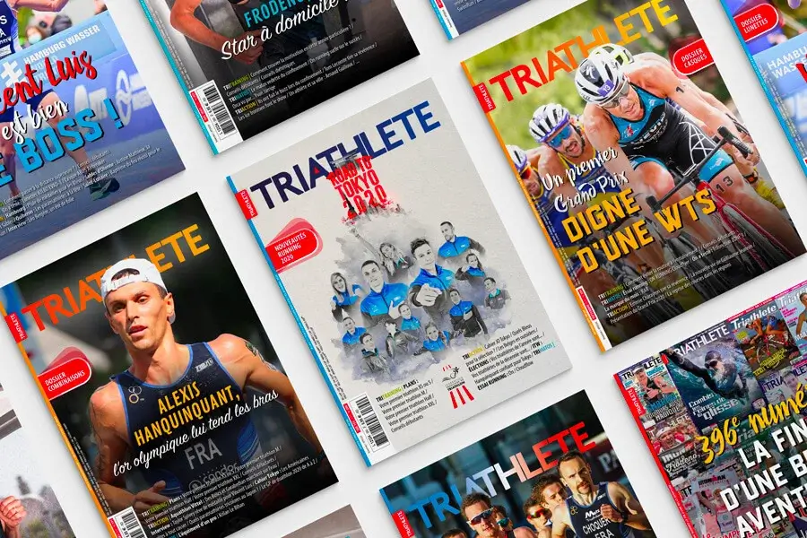 Création des couvertures du Triathlete Magazine