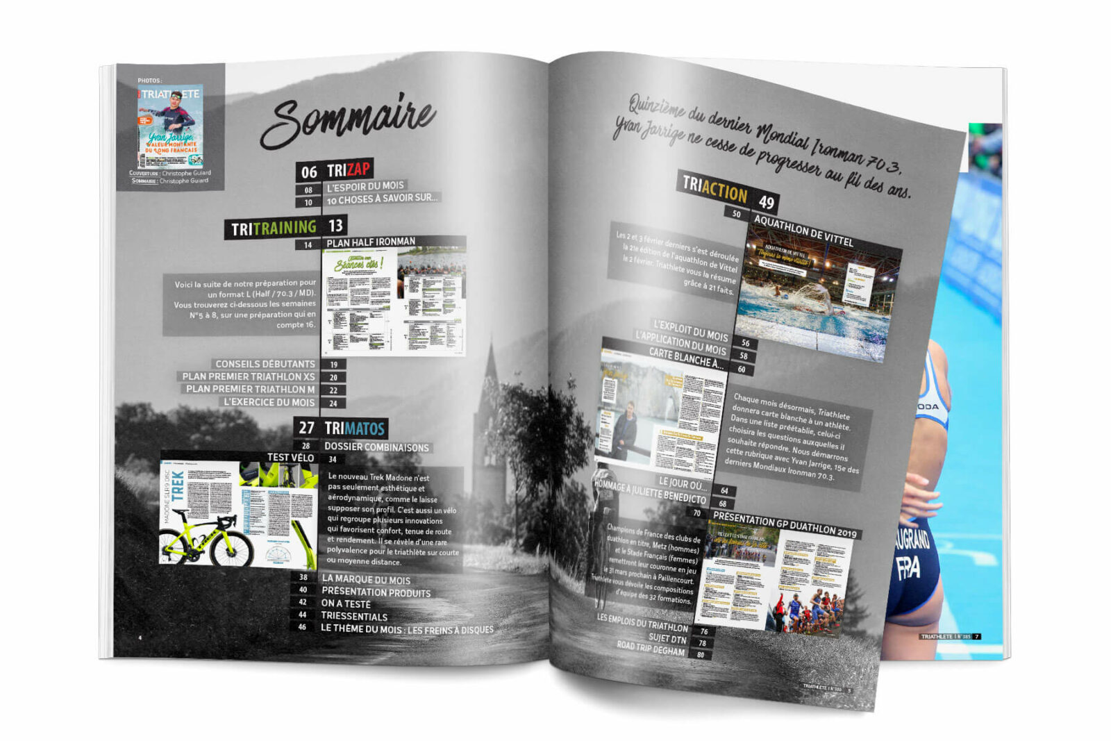 Sommaire du magazine Triathlete